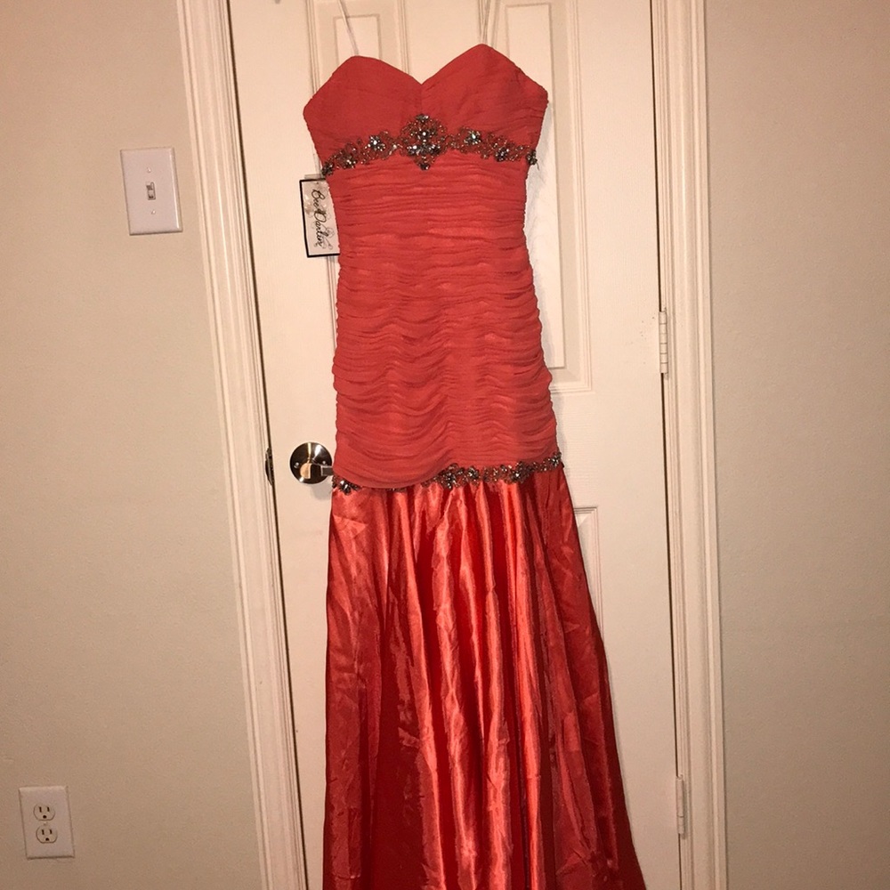 Brand New Coral Prom Dress